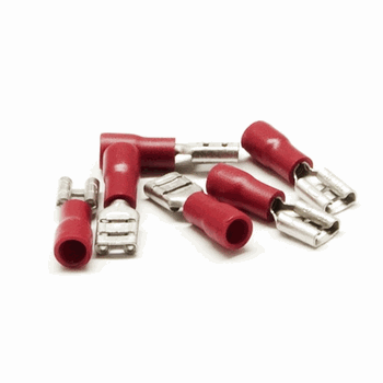 Quick Disconnect 18-22 Ga. 100 Pcs; Red; Female; Xscorpion