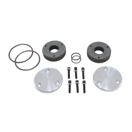 YUKON HARDecorE DRIVE FLANGE KIT FOR DANA 44/30 SPLINE OUTER STUBS YUKON ENGRAVED