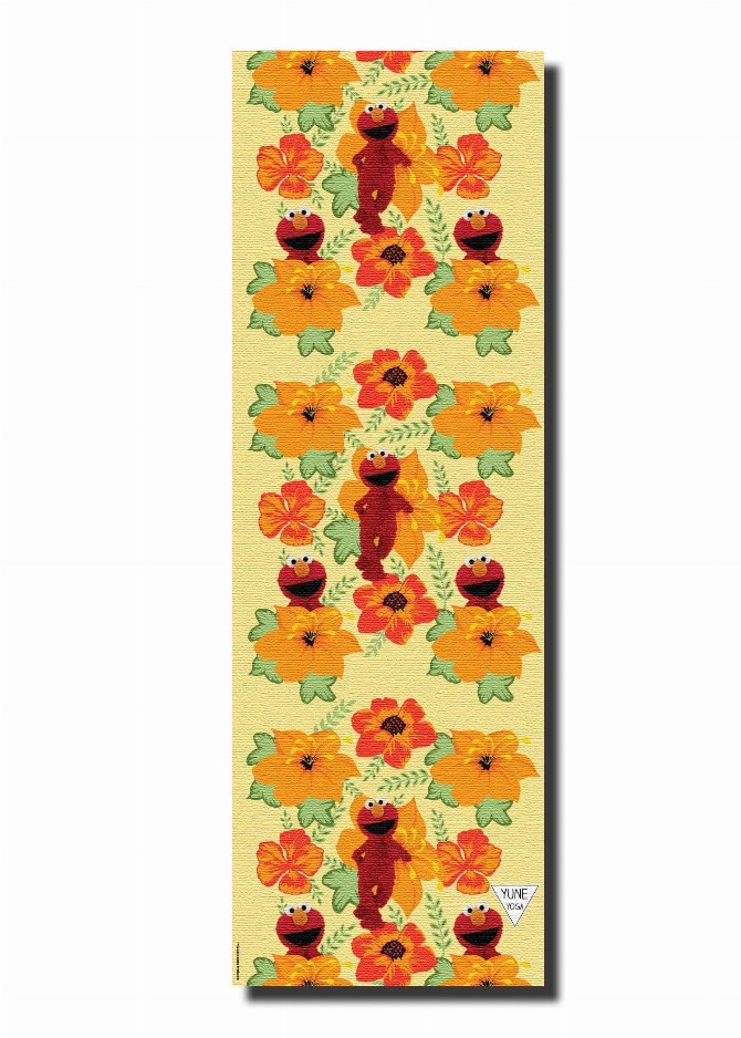 Sesame Street x Yune Yoga Mat - ElmoFlowers