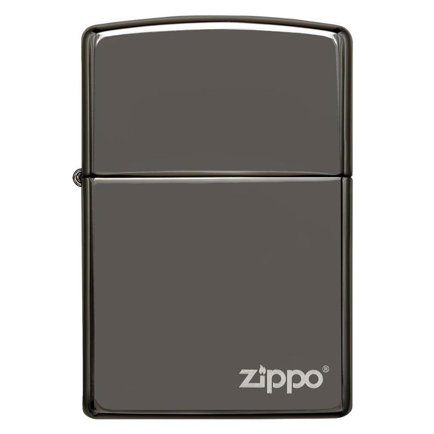 Zippo Windproof Lighter Black Ice Finish w/Zippo LogoClassic Case