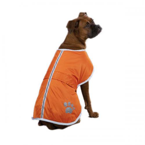 Zack & Zoey Nor'Easter Blanket Coat - Large Orange