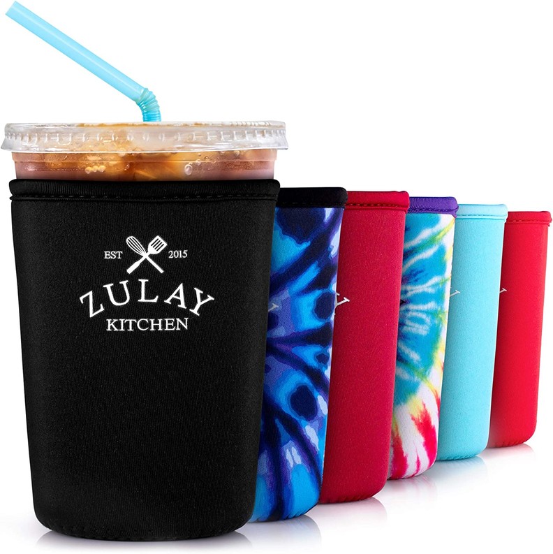 Reusable Iced Coffee Sleeve BLK