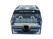 Orion MINI ANL POWER DISTRIBUTION BLOCK THREE  0/2 IN AND TWO 2/4 GAUGE OUPUT NICKEL FINISH WITH 2 1