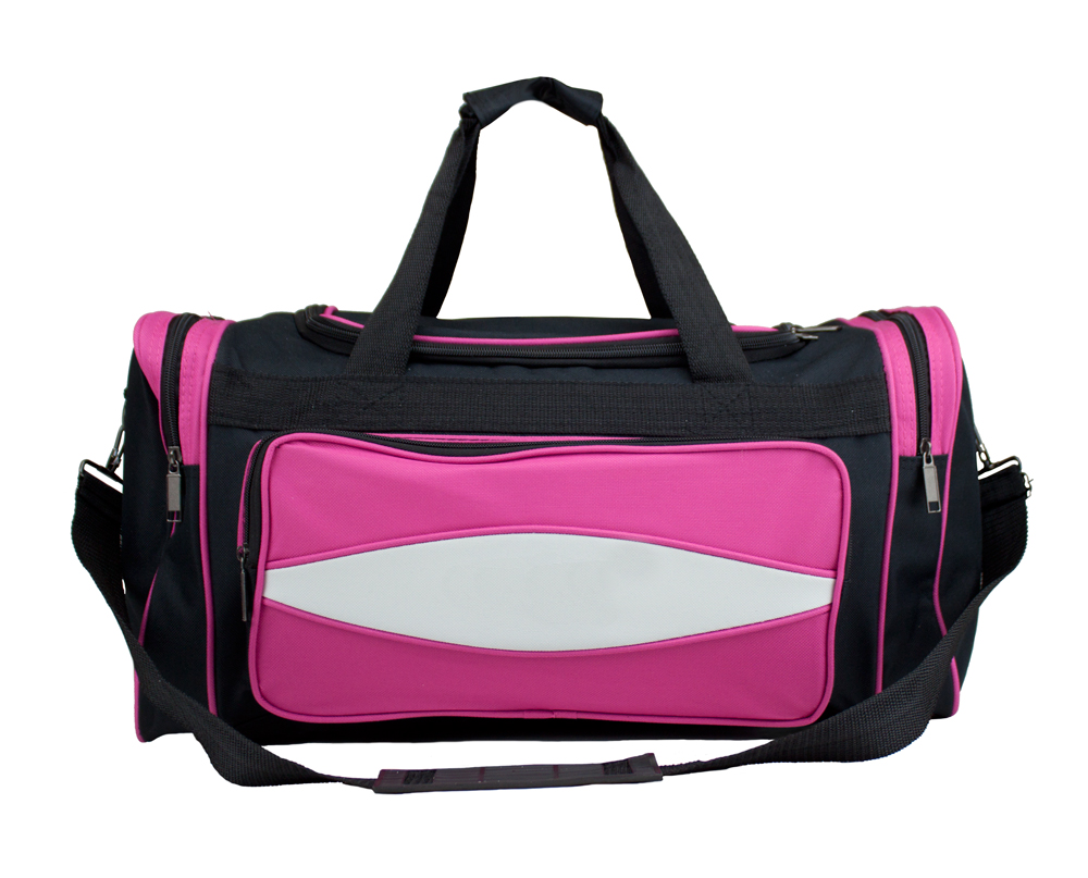 20 Inch Pink 600HD Tuff Cloth Canvas Duffel Bag
