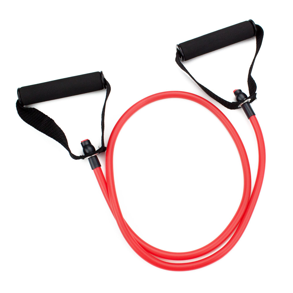4' Red Medium Tension (12 lb.) Exercise Resistance Band
