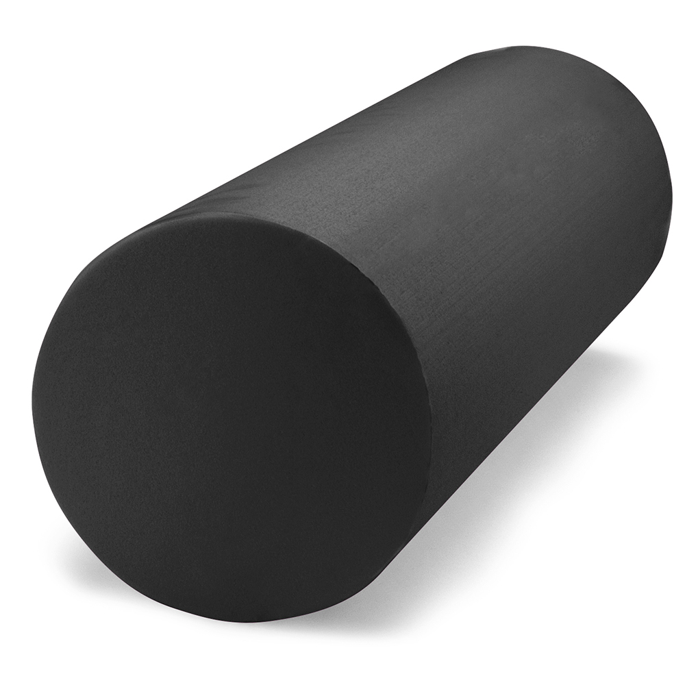 Black 12" x 6" Premium High-Density EVA Foam Roller