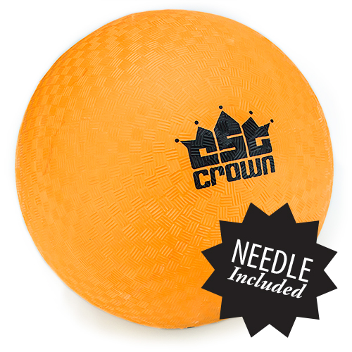 Orange Dodge Ball 8.5" with Needle