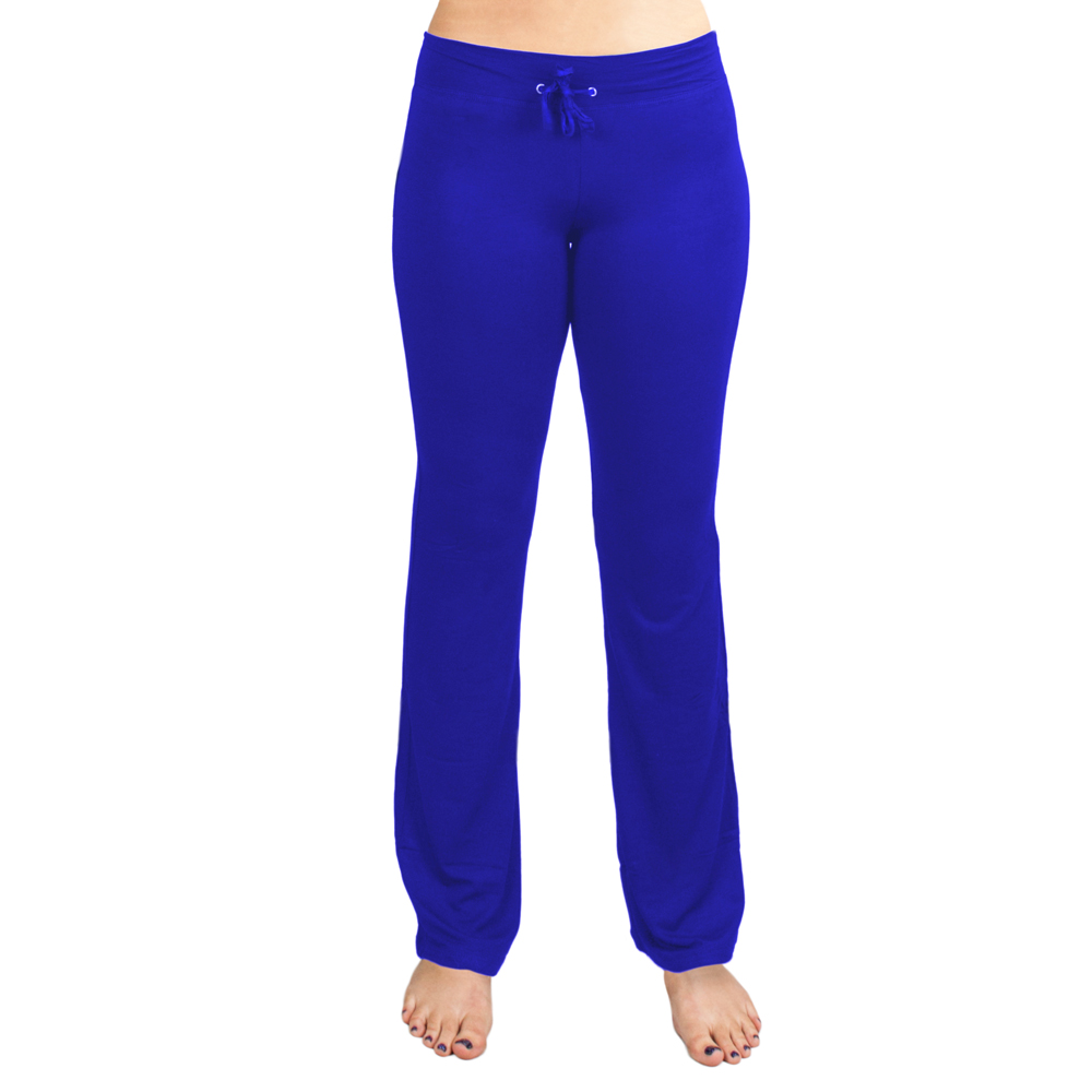 XX-Large Blue Relaxed Fit Yoga Pants