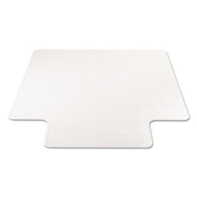 Deflecto SuperMat for Carpet - Carpet, Indoor - 48" Length x 36" Width - Lip Size 10" Length x 19" Width - Rectangle - Clear