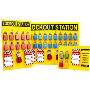 Lockout Station, 9" x 12"