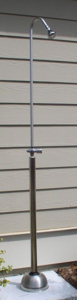 ADA Compliant Free Standing Single Supply Shower with 3? Shower Head