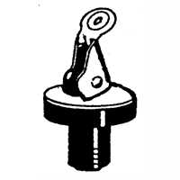 American Hardware M-310C Bailer Plug, For Use With 5/8 in Dia Livewell or Baitwell Drains, Neoprene Seal