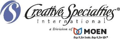 CREATIVE SPECIALTIES, INC. BY MOEN
