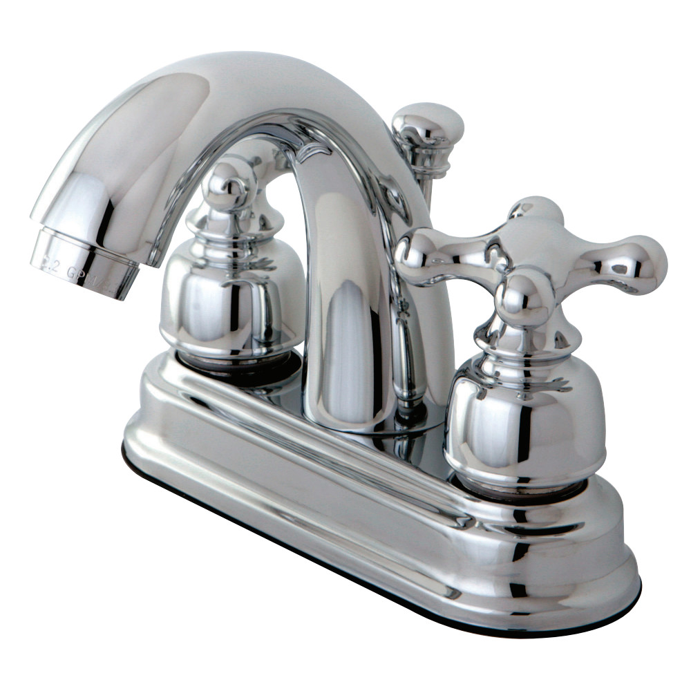 Kingston Brass KB5611AX 4 in. Centerset Bathroom Faucet, Polished Chrome