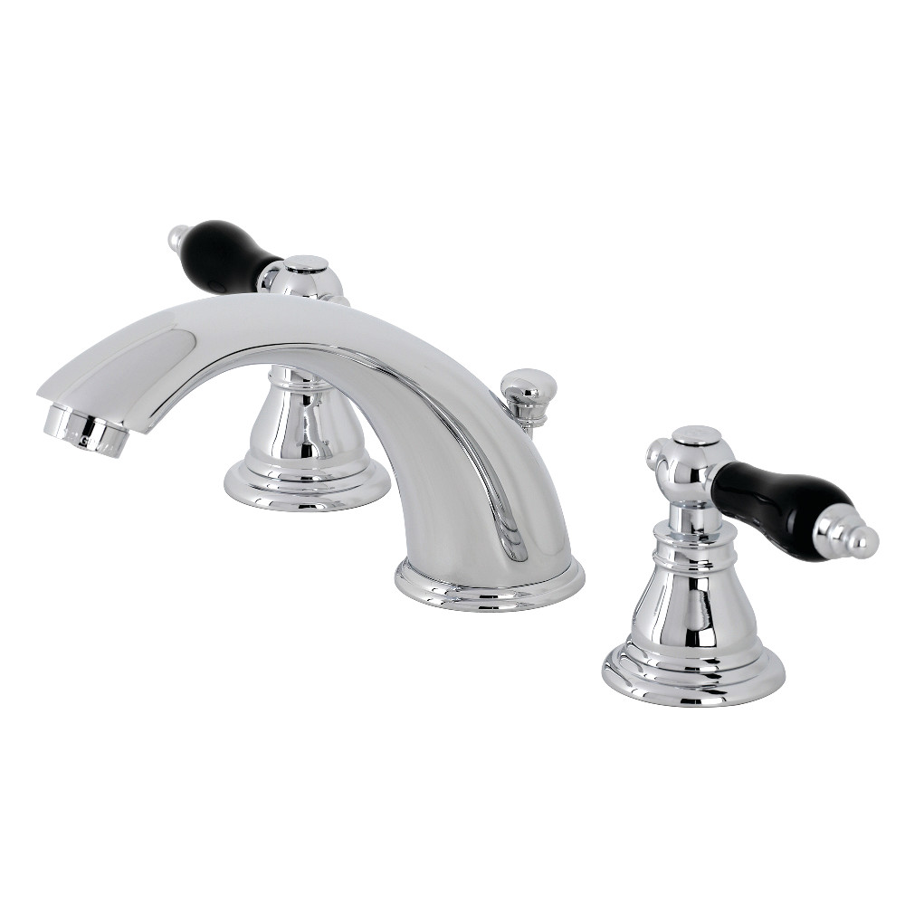 Kingston Brass KB961AKL Duchess Widespread Bathroom Faucet with Plastic Pop-Up, Polished Chrome