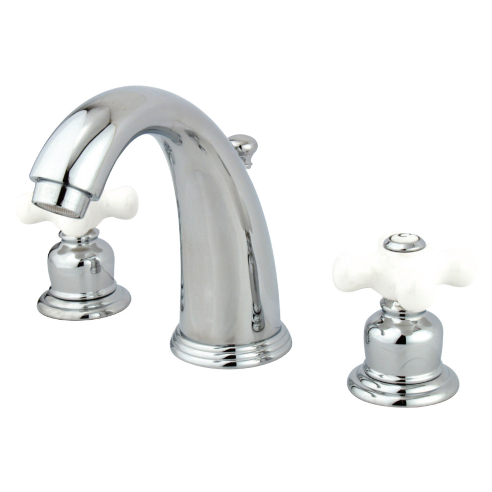 Kingston Brass KB981PX Victorian 2-Handle 8 in. Widespread Bathroom Faucet, Polished Chrome