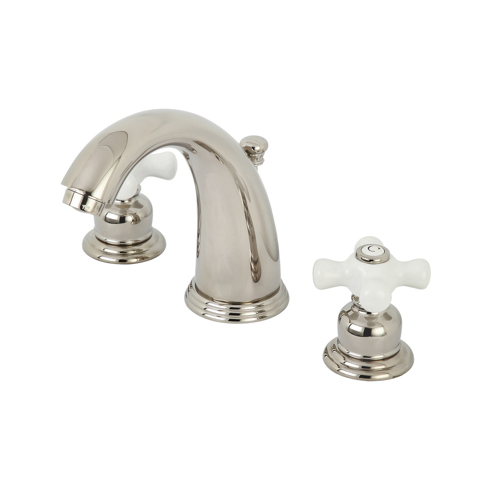 Kingston Brass KB986PXPN Victorian 2-Handle 8 in. Widespread Bathroom Faucet, Polished Nickel