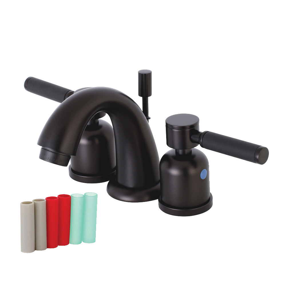 Kingston Brass KB8915DKL Kaiser Widespread Bathroom Faucet, Oil Rubbed Bronze