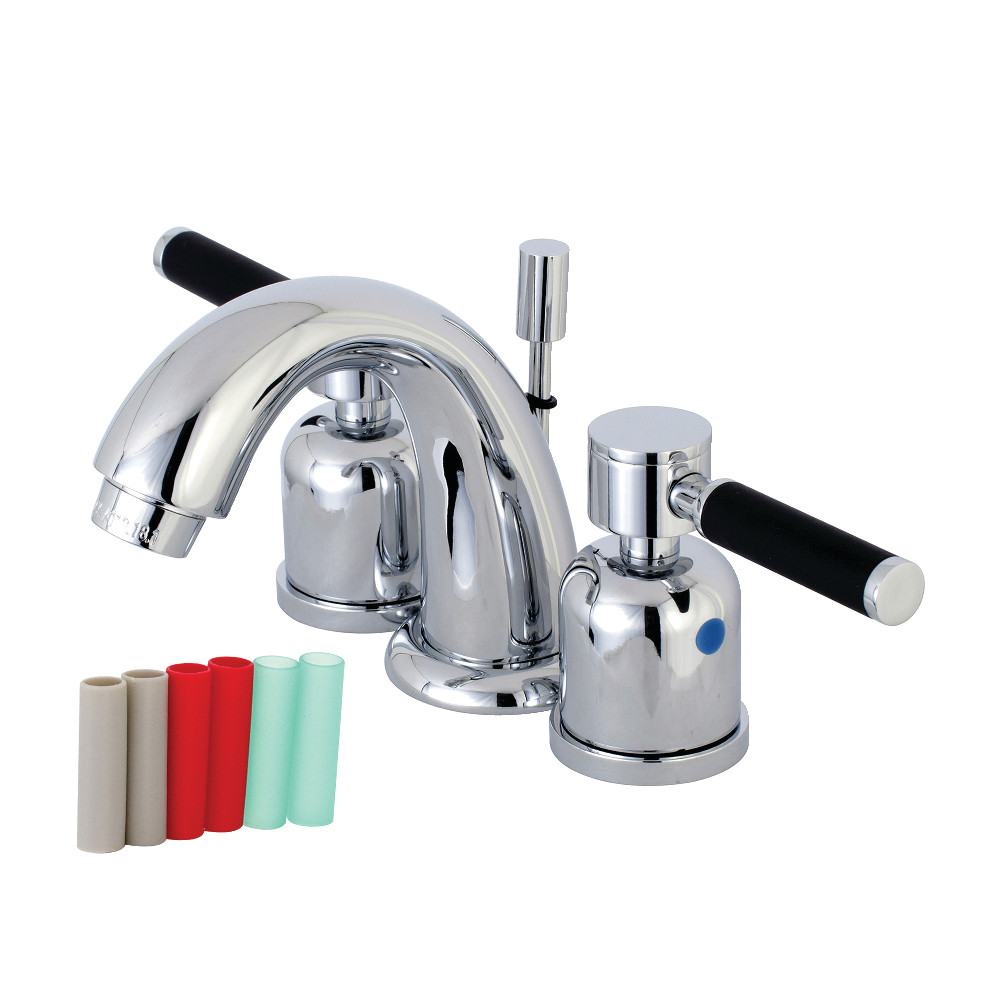 Kingston Brass KB8911DKL Kaiser Widespread Bathroom Faucet, Polished Chrome