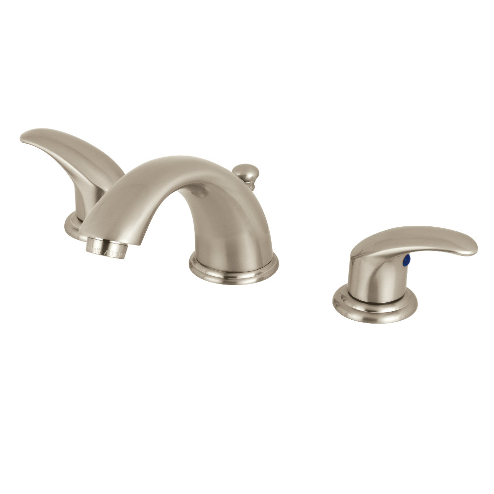 Kingston Brass KB968LL Widespread Bathroom Faucet, Brushed Nickel
