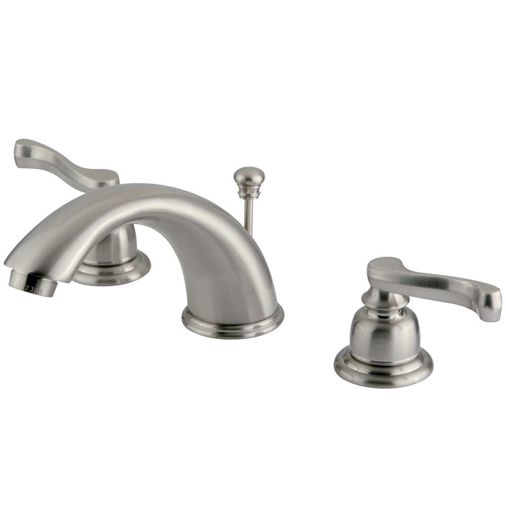 Kingston Brass KB968FL Widespread Bathroom Faucet, Brushed Nickel