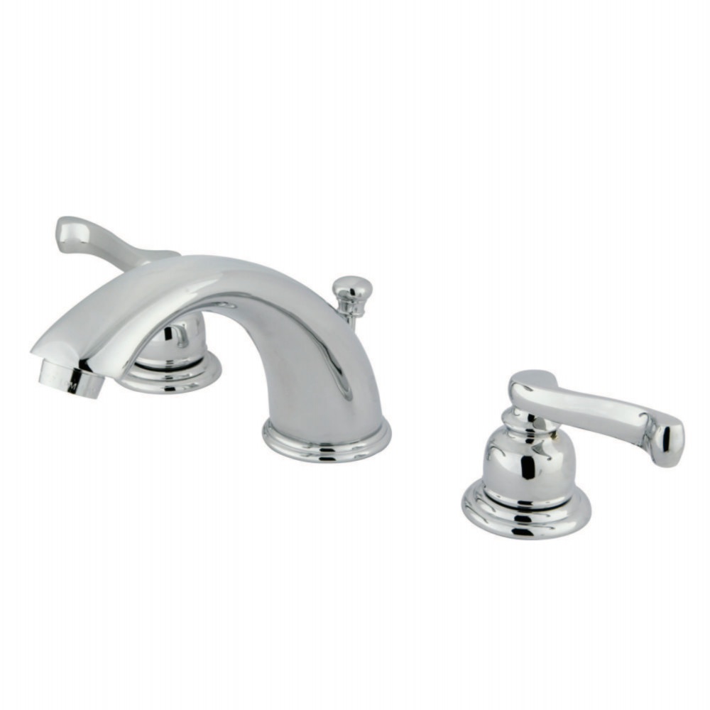 Kingston Brass KB961FL Widespread Bathroom Faucet, Polished Chrome