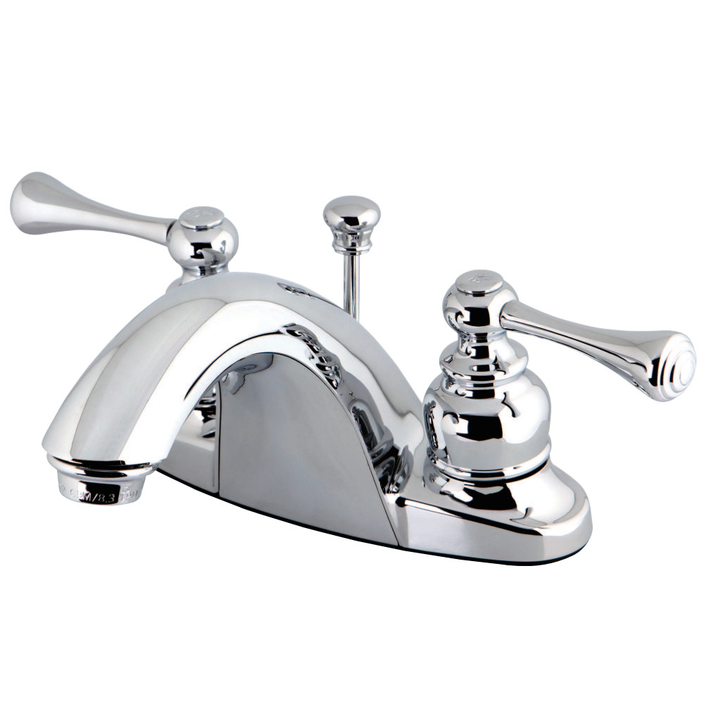 Kingston Brass KB7641BL 4 in. Centerset Bathroom Faucet, Polished Chrome