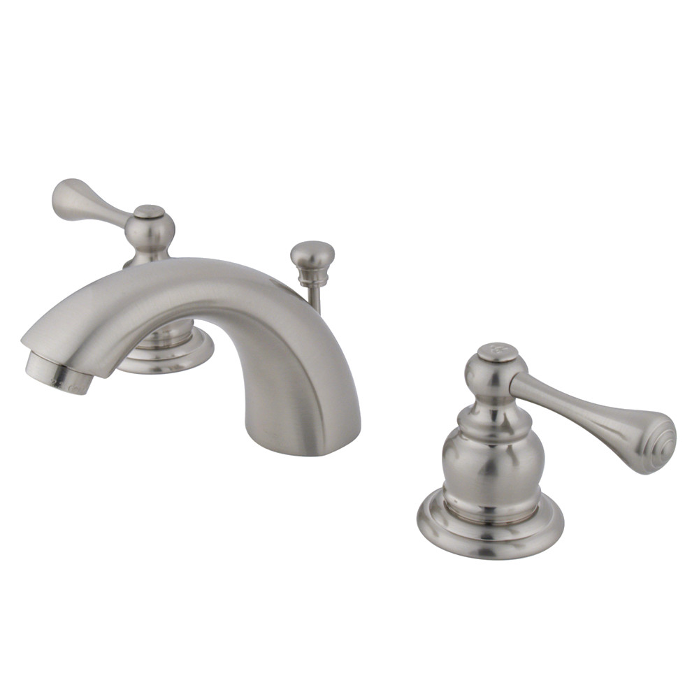 Kingston Brass KB3948BL Mini-Widespread Bathroom Faucet, Brushed Nickel