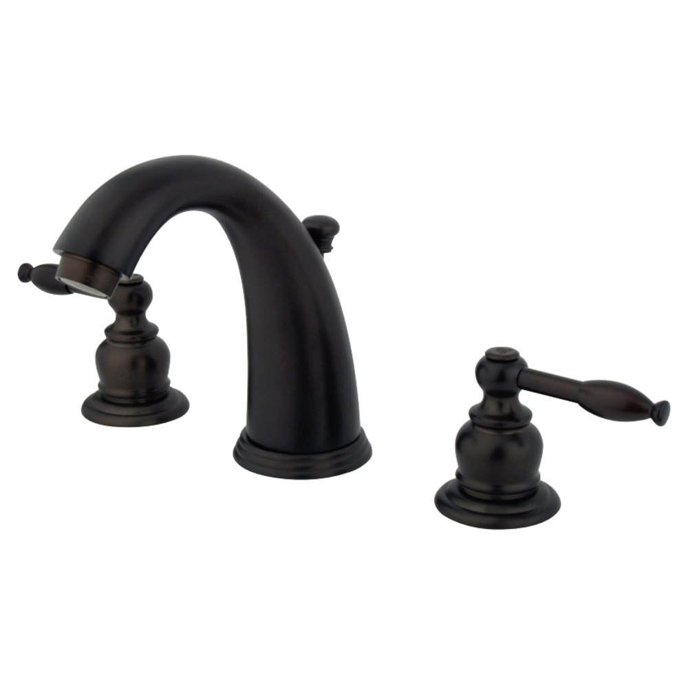Kingston Brass KB985KL 8-Inch Widespread Bathroom Faucet with Retail Pop-Up, Oil Rubbed Bronze