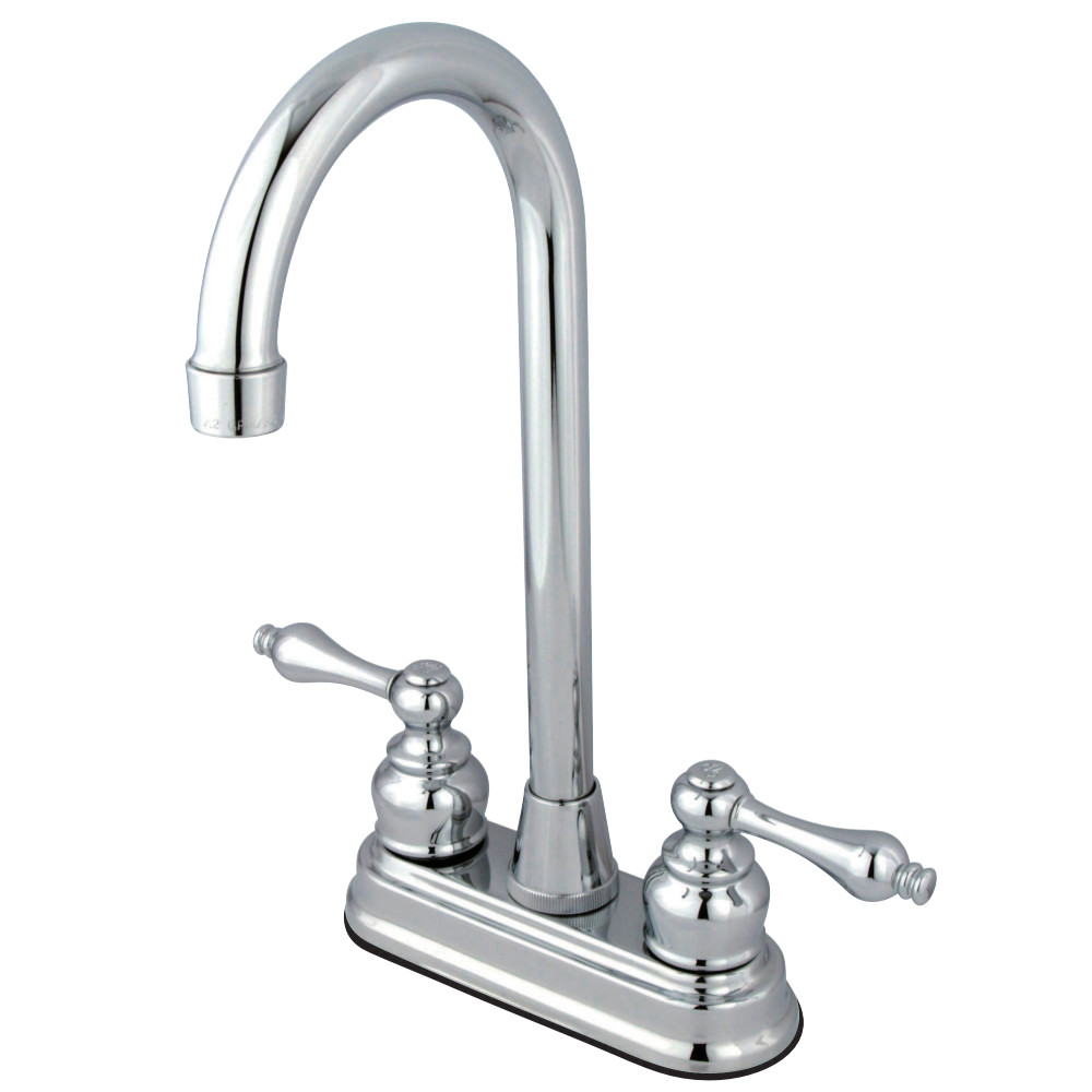 Kingston Brass FB491AL Victorian 4-Inch Centerset Bar Faucet, Polished Chrome