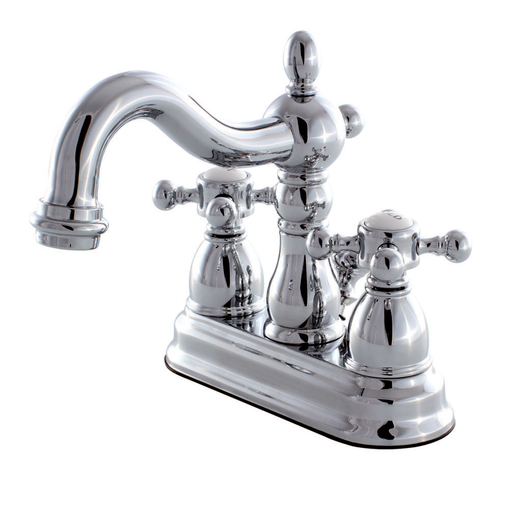 Kingston Brass KB1601BX 4 in. Centerset Bathroom Faucet, Polished Chrome