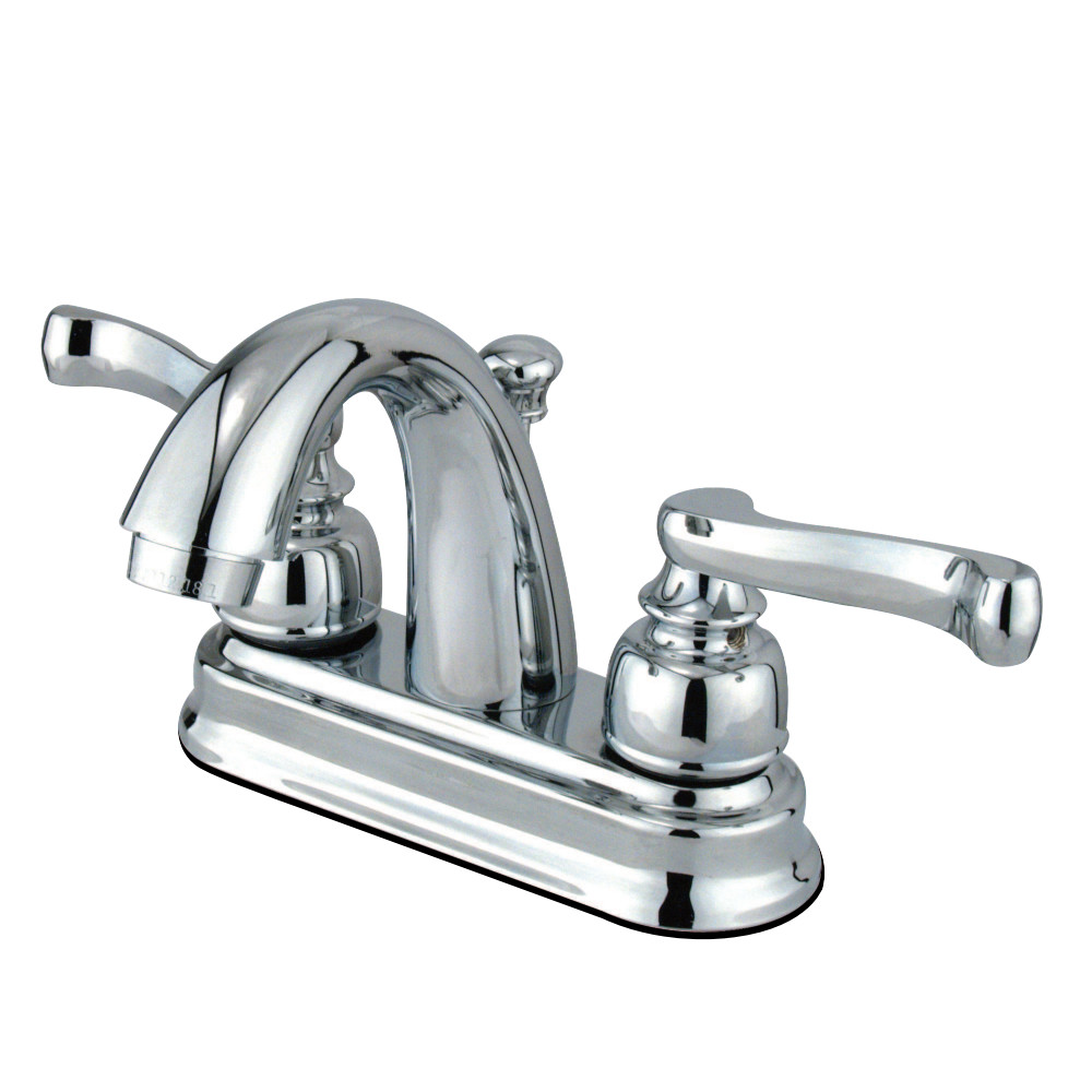 Kingston Brass KB5611FL 4 in. Centerset Bathroom Faucet, Polished Chrome