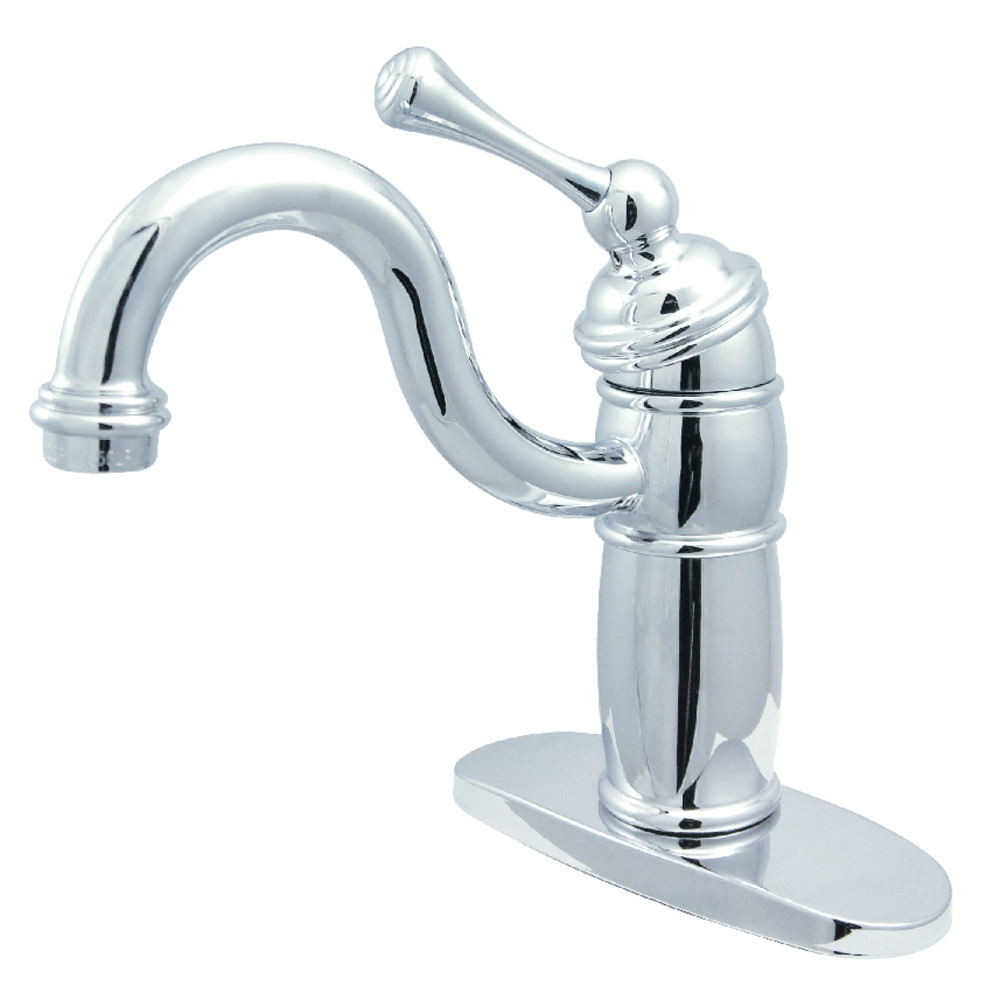 Kingston Brass KB1481BL Vintage Single-Handle Monoblock Bar Faucet, Polished Chrome