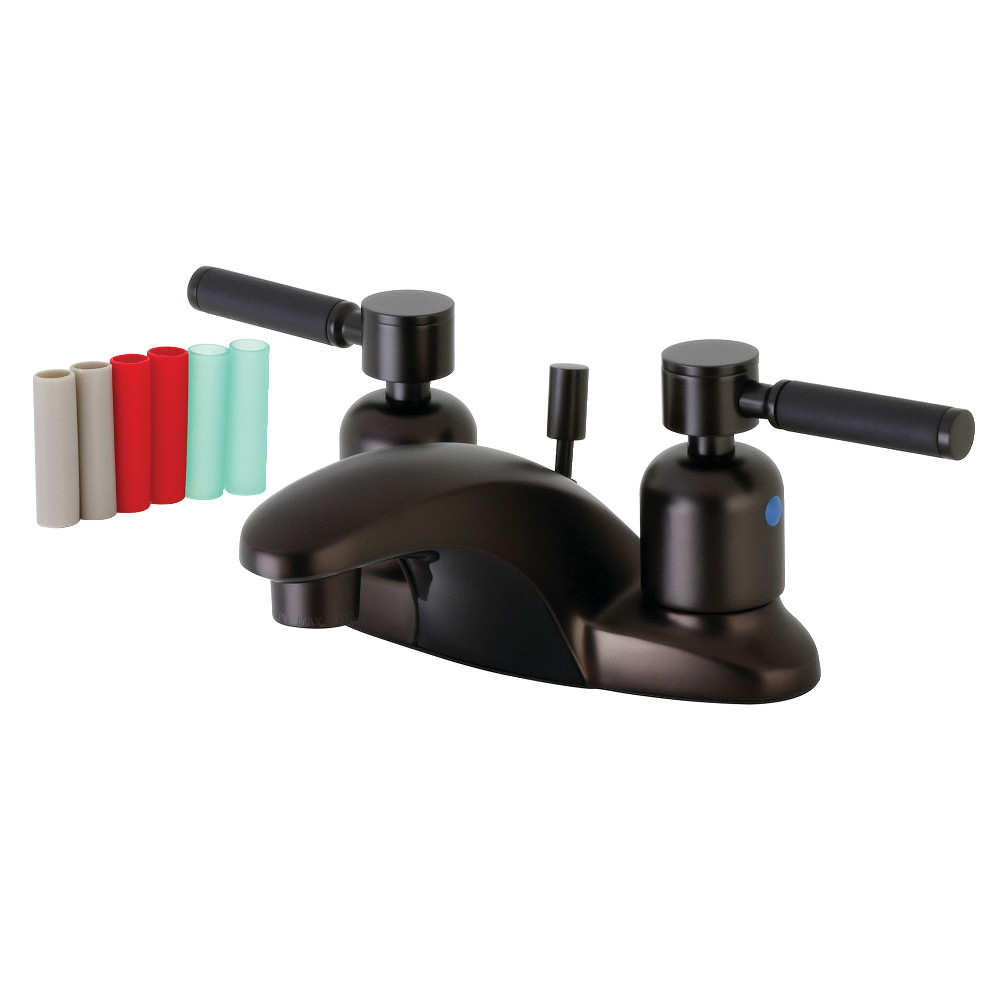 Kingston Brass FB8625DKL 4 in. Centerset Bathroom Faucet, Oil Rubbed Bronze