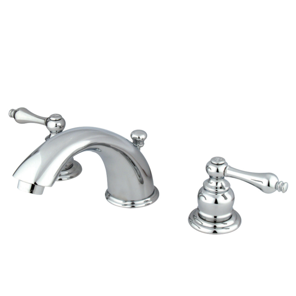 Kingston Brass KB971AL Victorian Widespread Bathroom Faucet, Polished Chrome