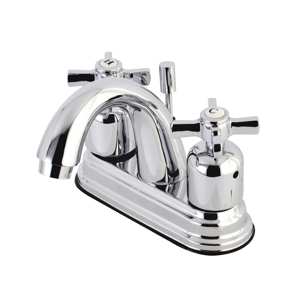 Kingston Brass KB8611ZX 4 in. Centerset Bathroom Faucet, Polished Chrome
