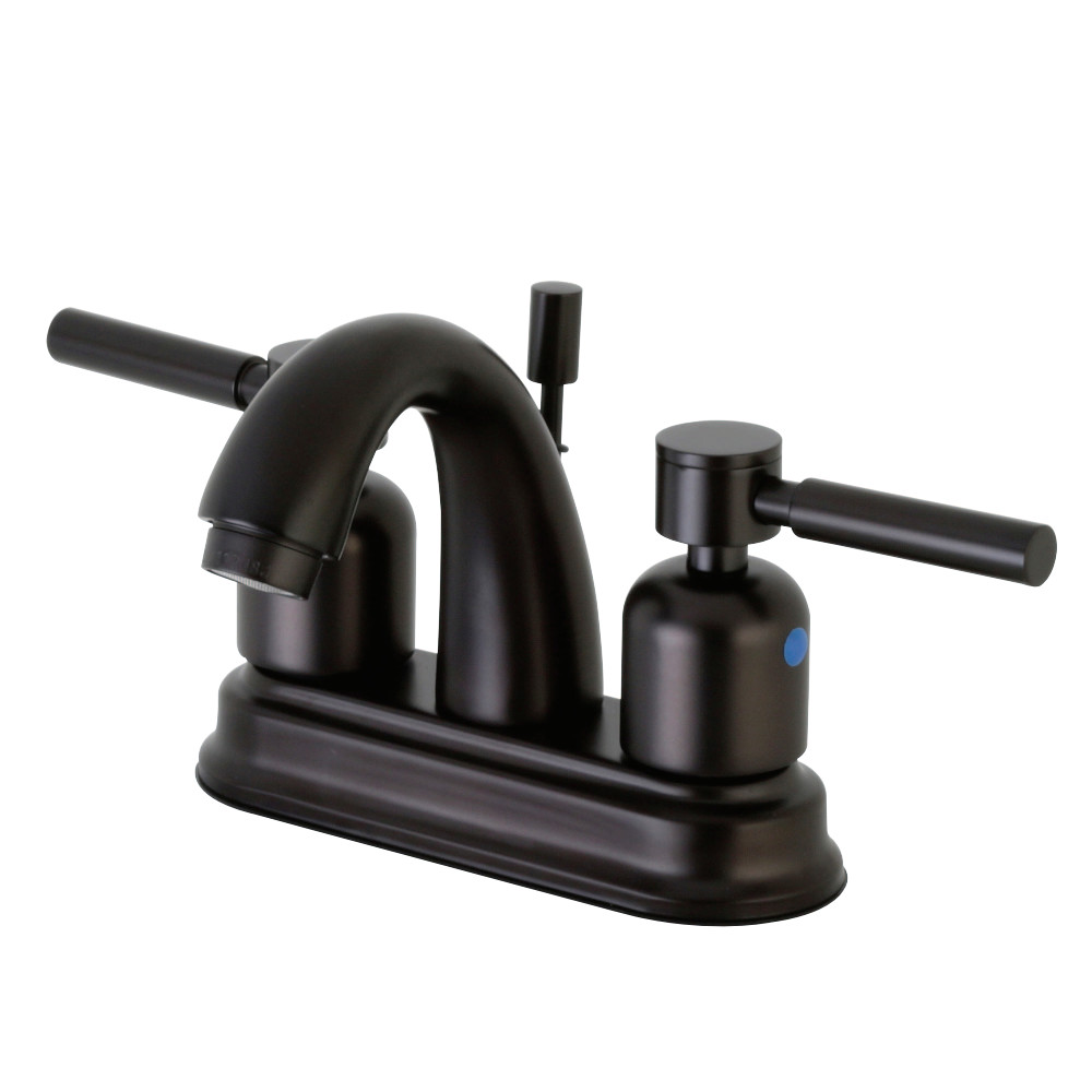 Kingston Brass FB5615DL 4 in. Centerset Bathroom Faucet, Oil Rubbed Bronze