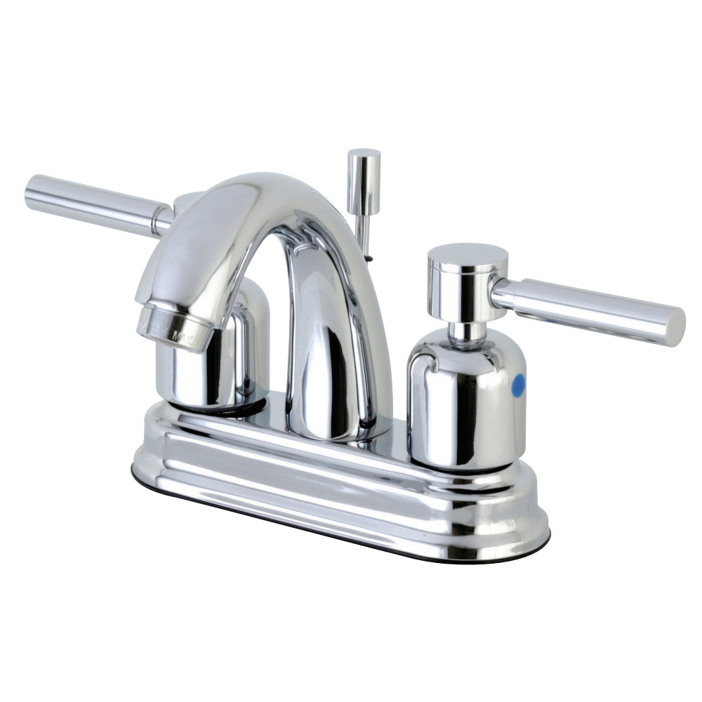 Kingston Brass FB5611DL 4 in. Centerset Bathroom Faucet, Polished Chrome