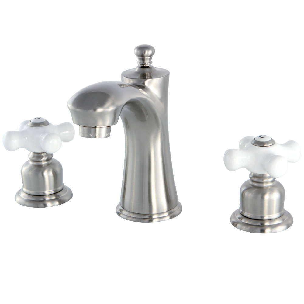 Kingston Brass KB7968PX 8 in. Widespread Bathroom Faucet, Brushed Nickel