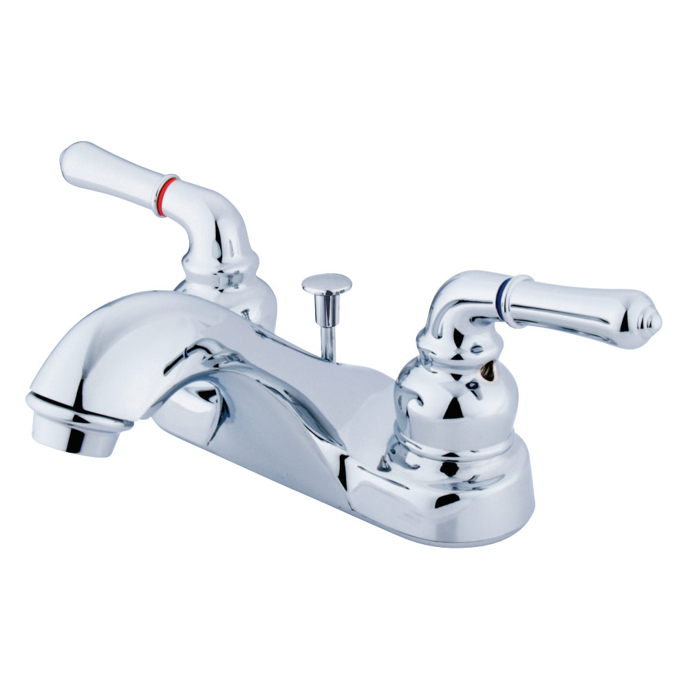 Kingston Brass KB0821 4 in. Centerset Bathroom Faucet, Polished Chrome
