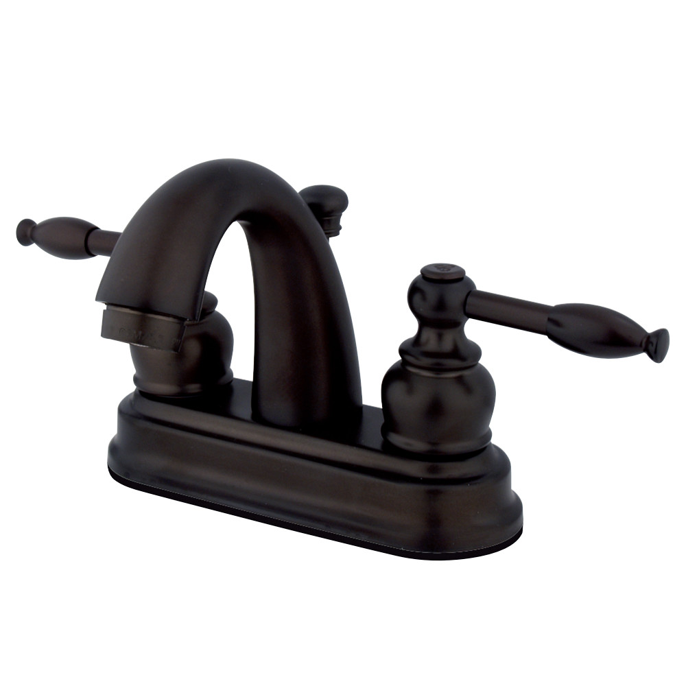 Kingston Brass KB5615KL 4 in. Centerset Bathroom Faucet, Oil Rubbed Bronze