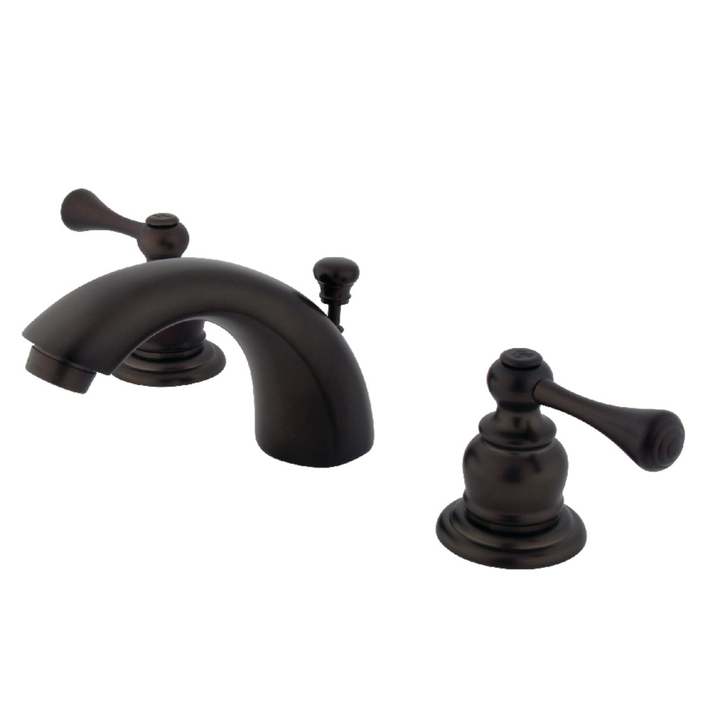 Kingston Brass KB945BL Mini-Widespread Bathroom Faucet, Oil Rubbed Bronze