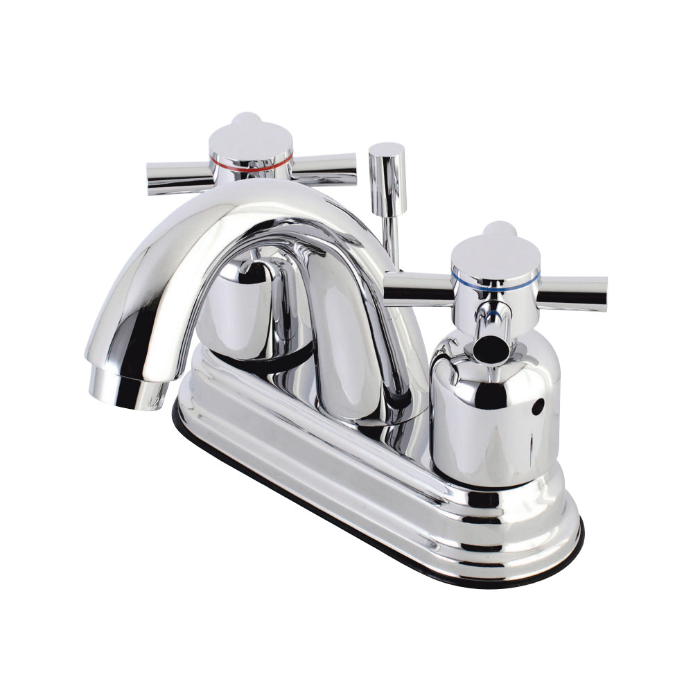 Kingston Brass KB8611DX 4 in. Centerset Bathroom Faucet, Polished Chrome