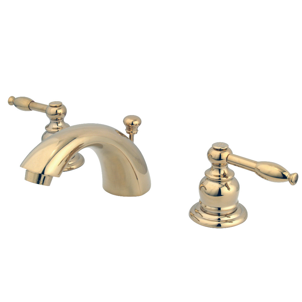 Kingston Brass KB952KL Mini-Widespread Bathroom Faucet, Polished Brass