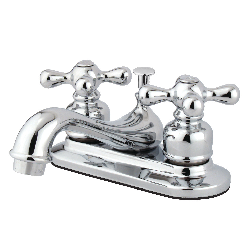 Kingston Brass KB601AX Restoration 4 in. Centerset Bathroom Faucet, Polished Chrome