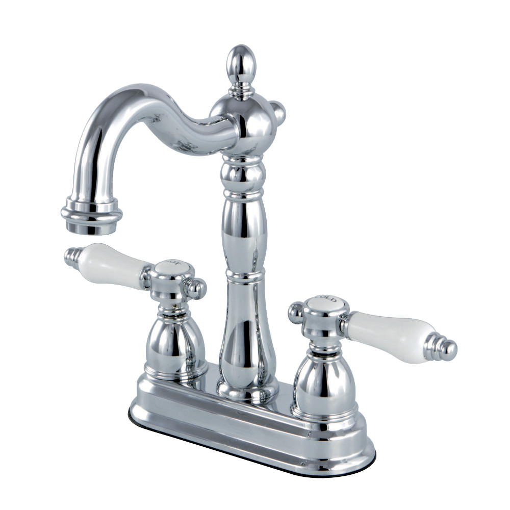 Kingston Brass KB1491BPL Bel-Air Two-Handle Bar Faucet, Polished Chrome