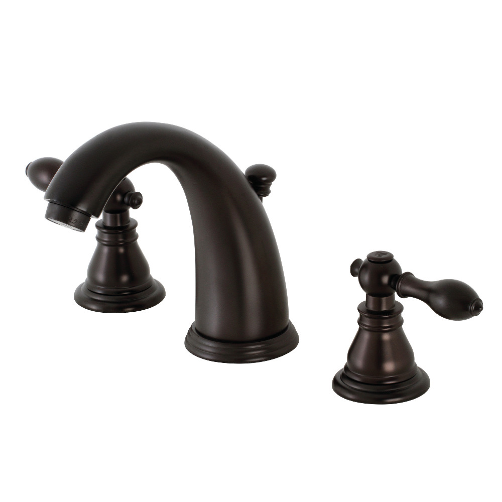 Kingston Brass KB985ACL American Classic Widespread Bathroom Faucet with Retail Pop-Up, Oil Rubbed Bronze