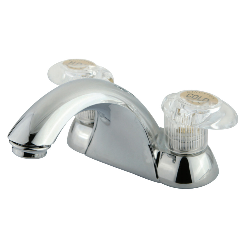 Kingston Brass KB2151LP 4 in. Centerset Bathroom Faucet, Polished Chrome