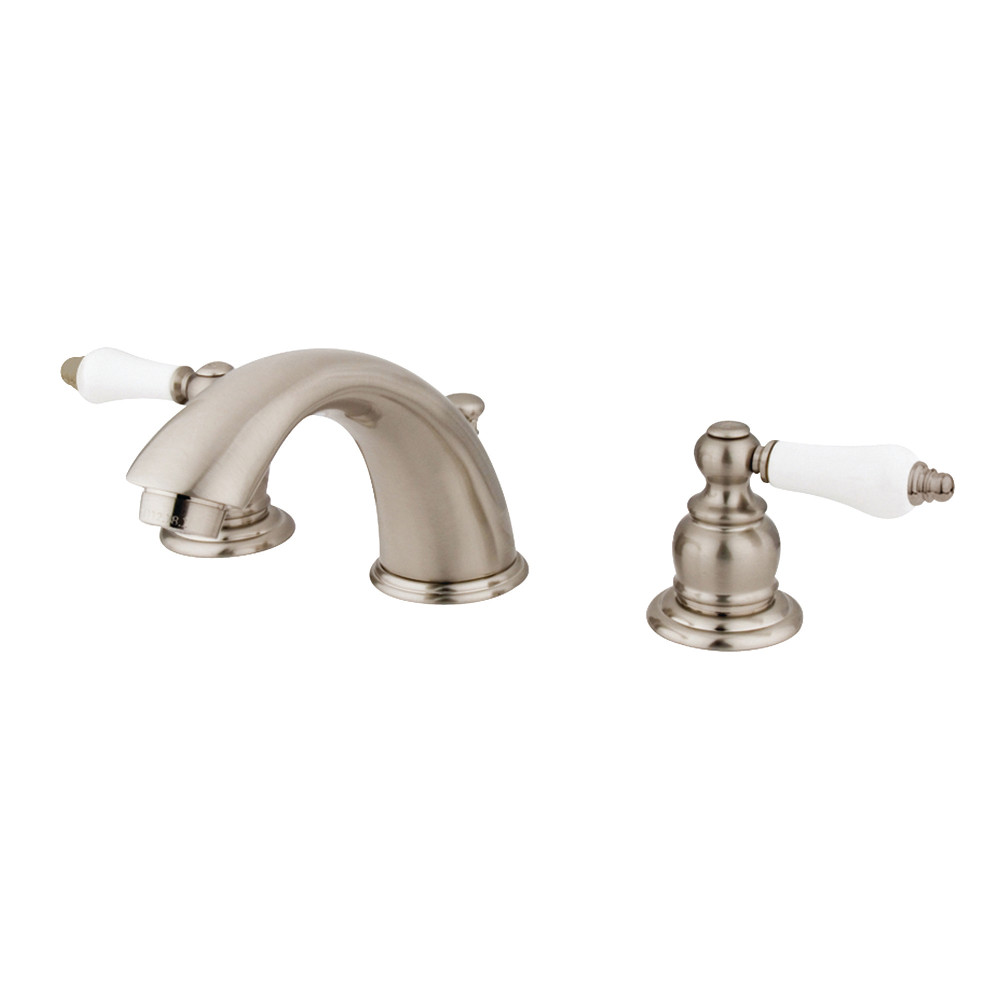Kingston Brass KB978B Widespread Bathroom Faucet, Brushed Nickel