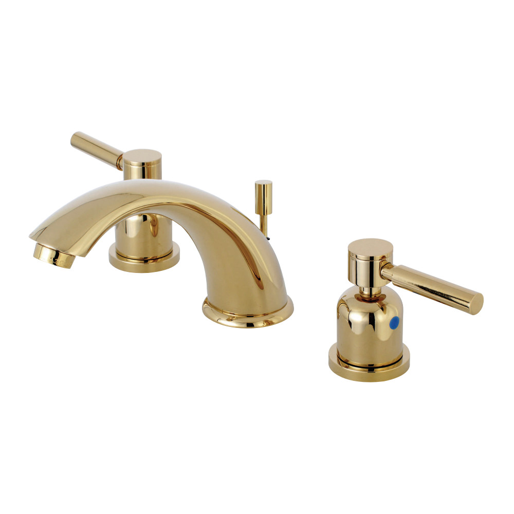 Kingston Brass KB8962DL 8 in. Widespread Bathroom Faucet, Polished Brass